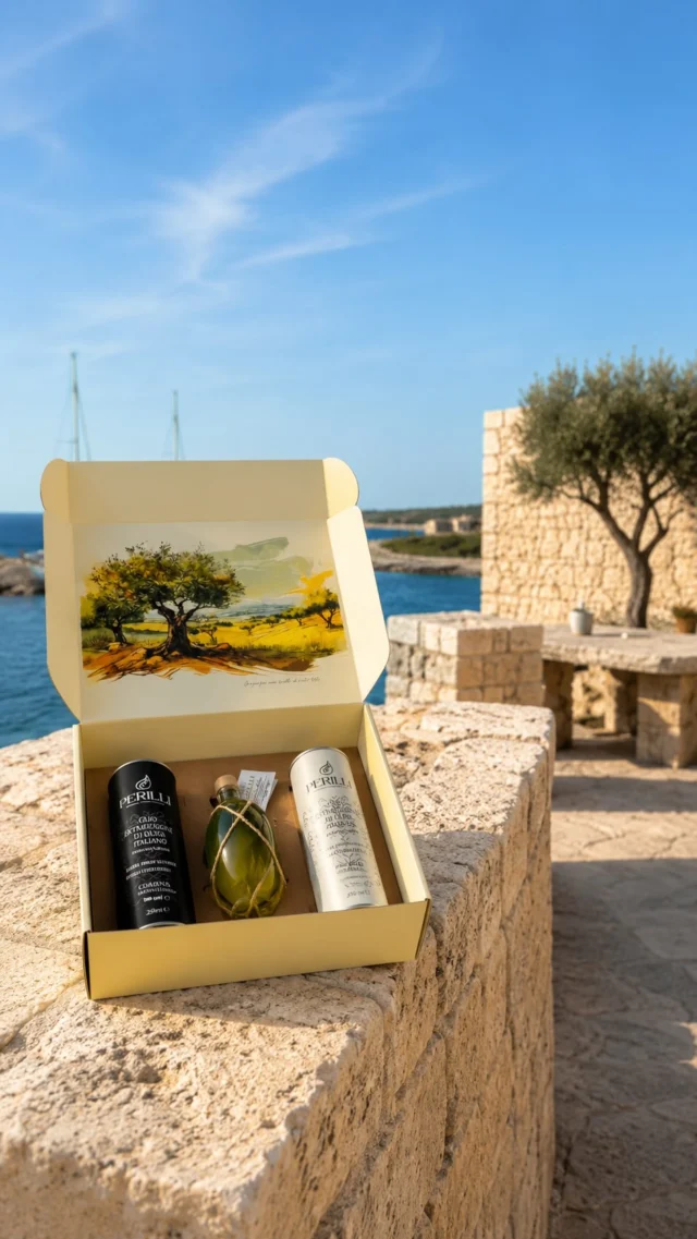 Cerchi un souvenir autentico dalla Puglia? Scegli le box Perilli e porta con te tutto il gusto della nostra terra. 🫒✨
Perfette da regalare o da condividere: scoprile sul nostro sito web.

#FrantoioPerilli #BoxPerilli #SouvenirDallaPuglia #SaporiDiPuglia #ProdottiPugliesi IdeeRegalo OlioItaliano MadeInPuglia